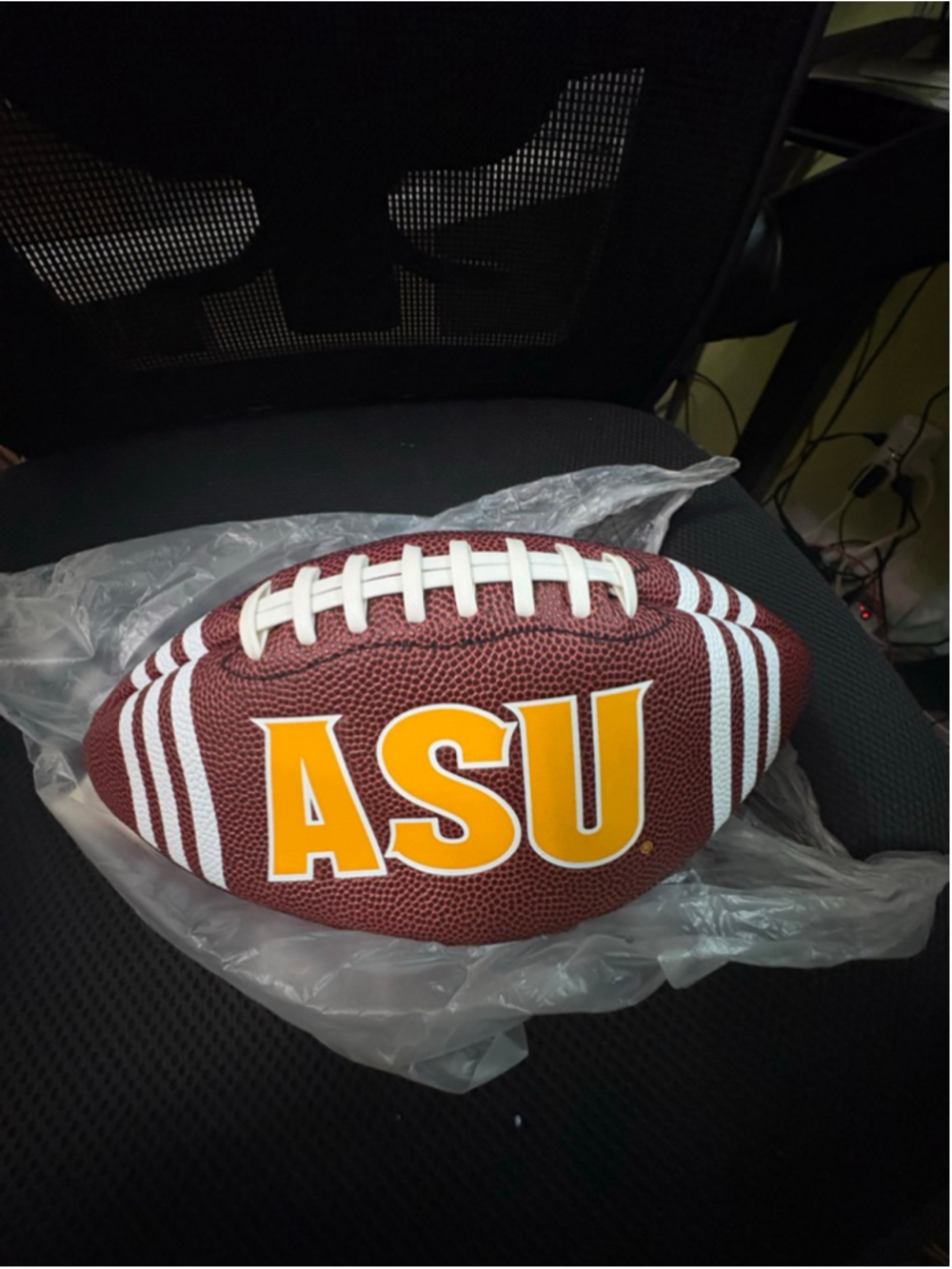Unisex Adidas ASU Football One Size Brown White Outdoor Game